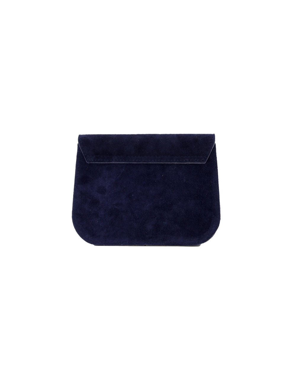 TAS FLORA DONKER BLAUW SUEDE