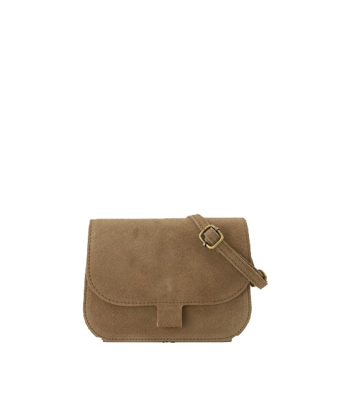 TAS FLORA SUEDE TAUPE