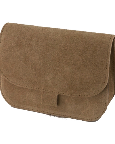 TAS FLORA SUEDE TAUPE