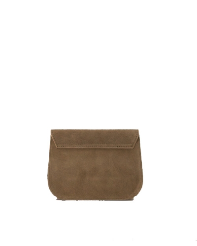 TAS FLORA SUEDE TAUPE