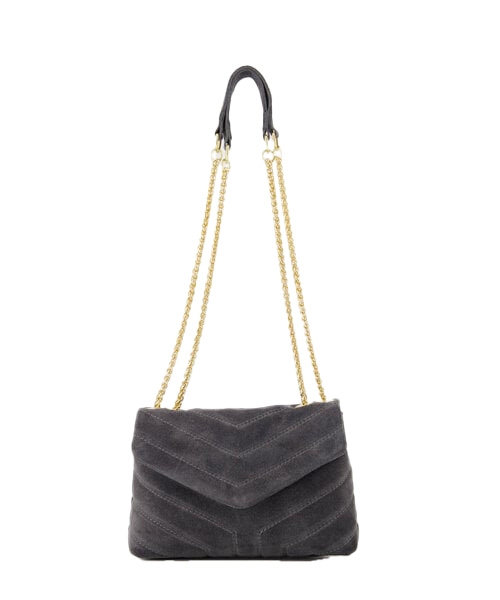 TAS CELINE SUEDE GRIJS