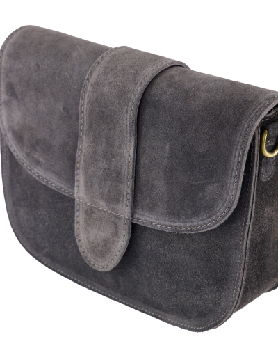 TAS MAAN SUEDE GRIJS