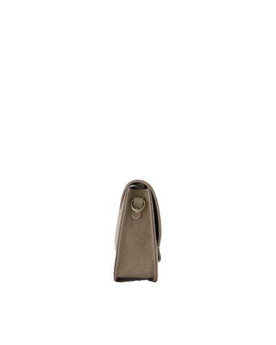 TAS FLORA SUEDE GRIJS/TAUPE
