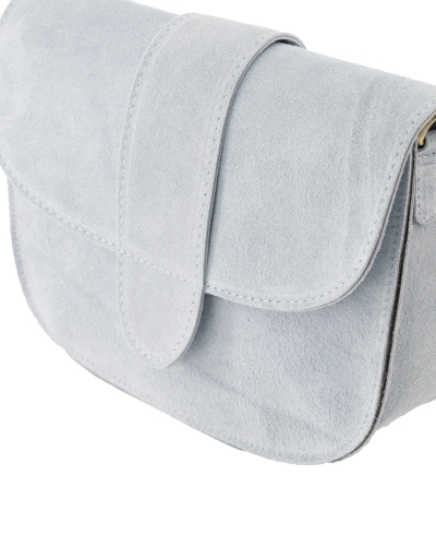 TAS MAAN SUEDE LICHT BLAUW