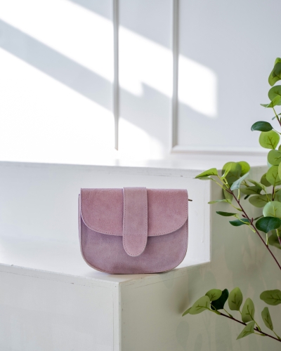 TAS MAAN SUEDE LICHT ROZE