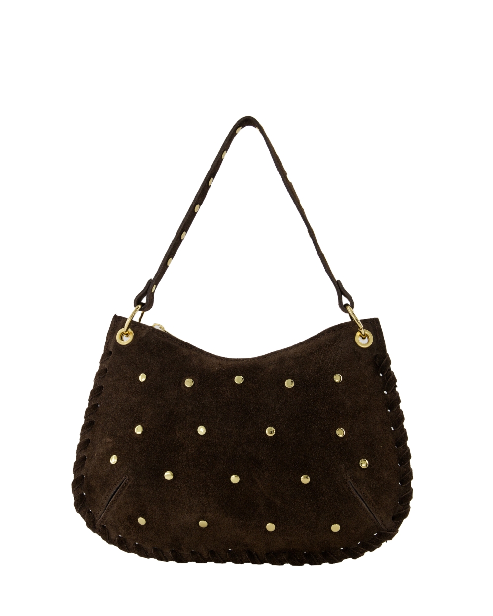 TAS CASEY SUEDE DONKERBRUIN
