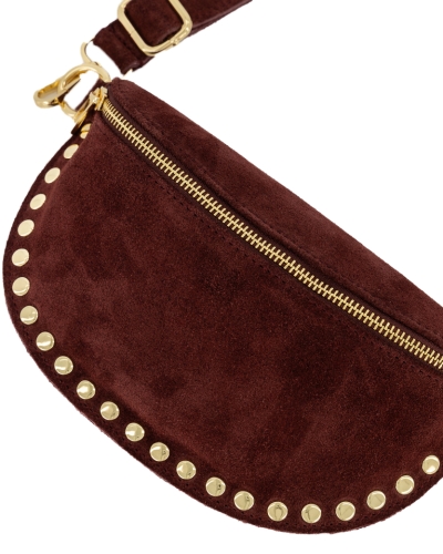 TAS DEBBY SUEDE BORDEAUX
