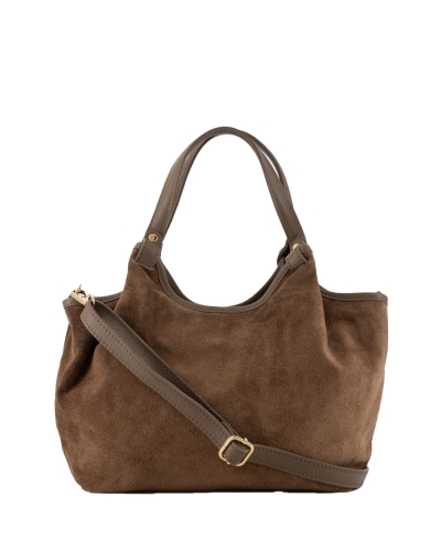 TAS LOU SUEDE TAUPE