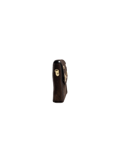 TAS LAURA SUEDE BRUIN