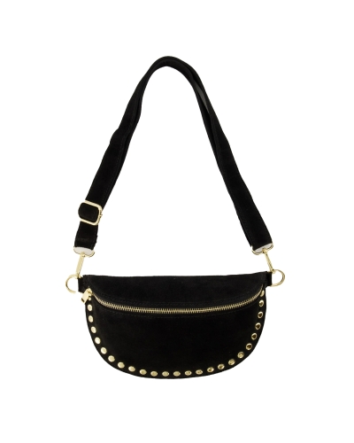 TAS DEBBY SUEDE ZWART