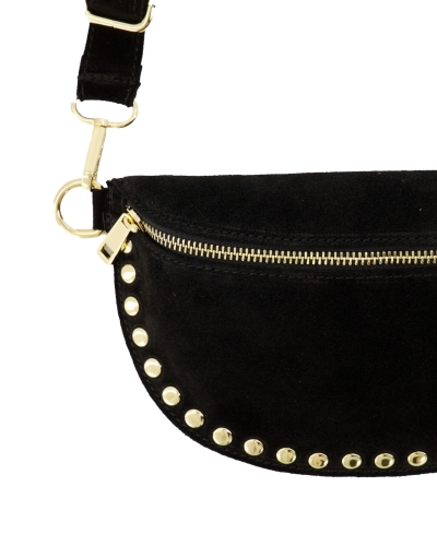 TAS DEBBY SUEDE ZWART