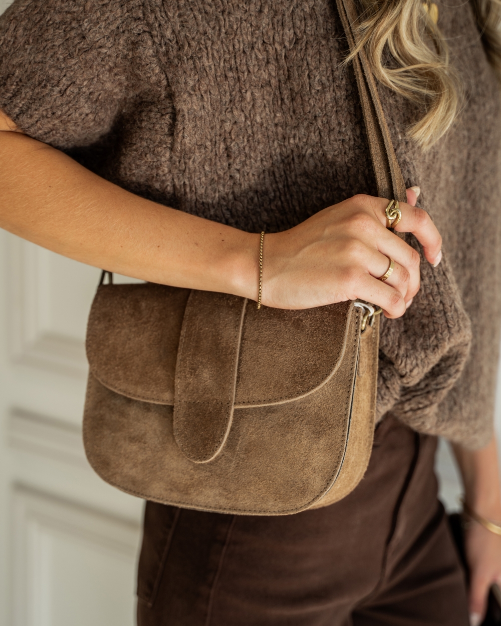TAS MAAN SUEDE TAUPE
