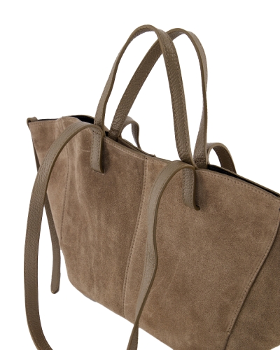 TAS MARTHA TAUPE SUEDE