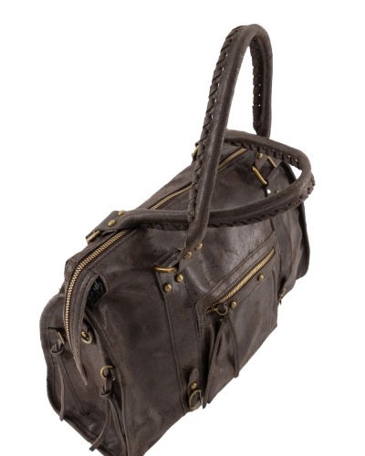TAS RINA LARGE DONKER BRUIN