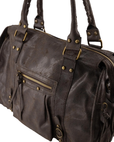 TAS RINA LARGE DONKER BRUIN