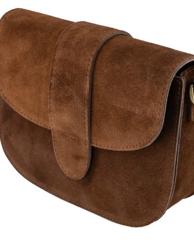 TAS MAAN SUEDE DONKERBRUIN