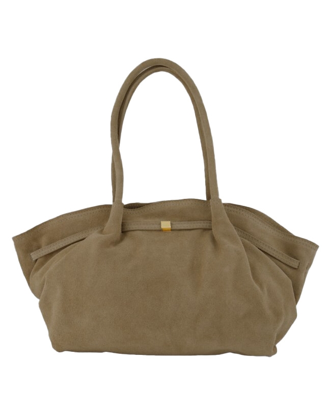 TAS COLINE SUEDE TAUPE