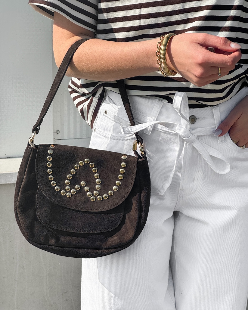 TAS WINONA SUEDE DONKERBRUIN