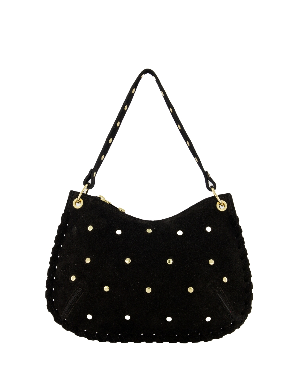 TAS CASEY SUEDE ZWART