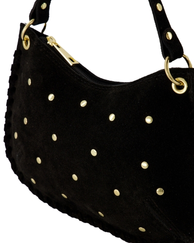 TAS CASEY SUEDE ZWART