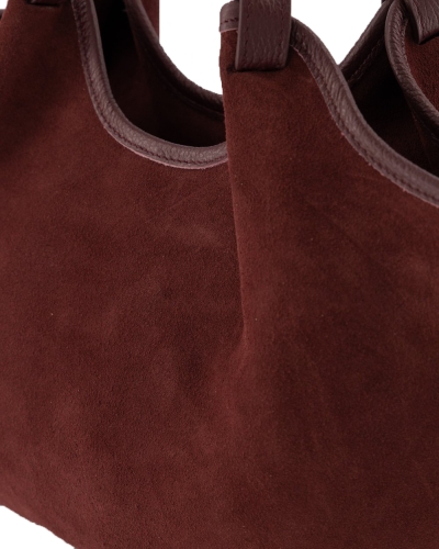 TAS LOU SUEDE BORDEAUX