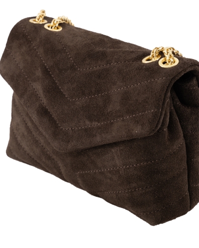 TAS CELINE SUEDE BRUIN