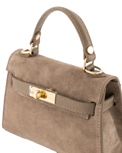 TAS GRACE SUEDE TAUPE