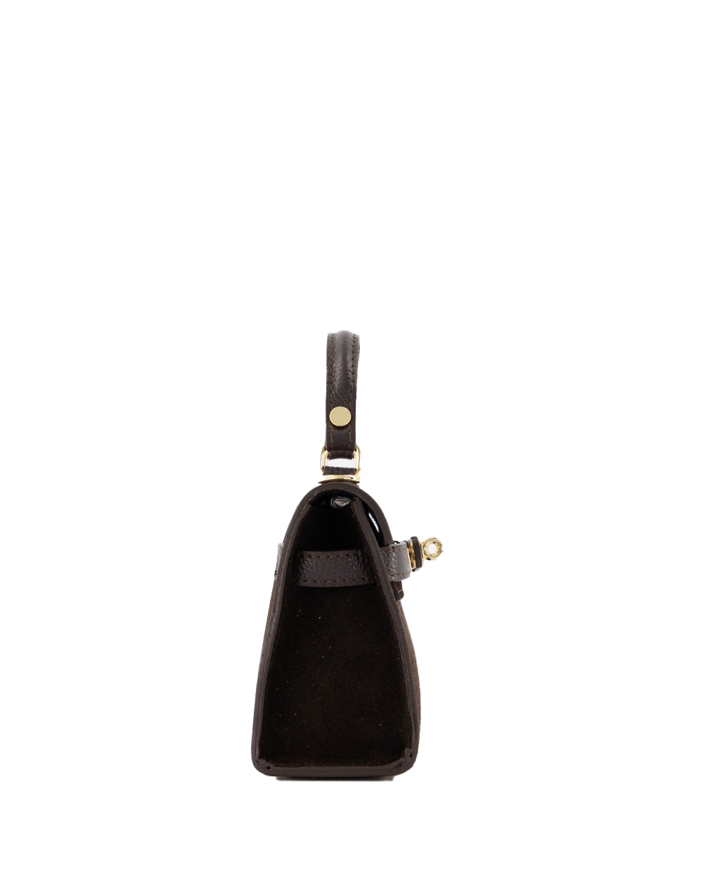 TAS GRACE SUEDE DONKER BRUIN