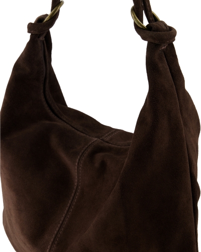 TAS SUEZ SUEDE DONKER BRUIN