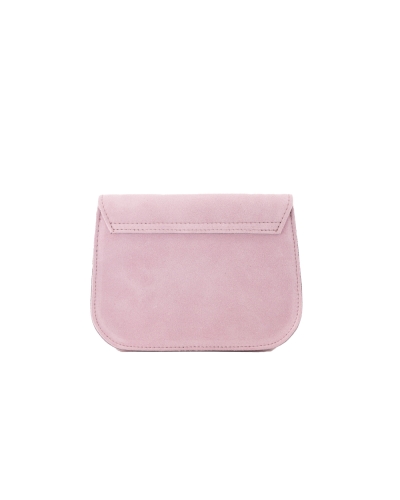 TAS FLORA SUEDE LICHT ROZE