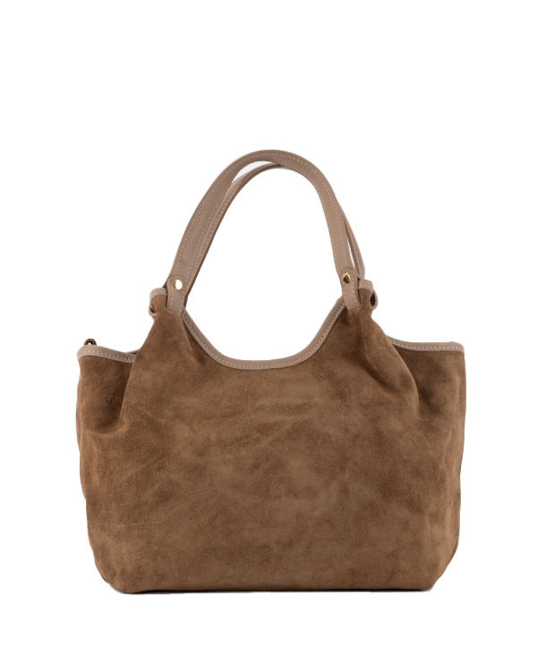 TAS LOU SUEDE TAUPE TRUFFEL
