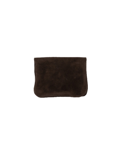 PORTEMONNEE LISA SUEDE DONKERBRUIN