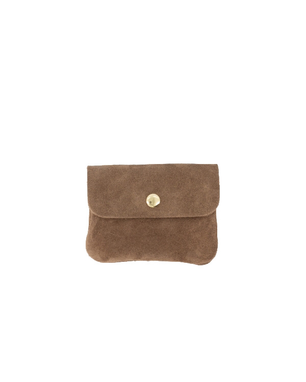 PORTEMONNEE LISA SUEDE TAUPE