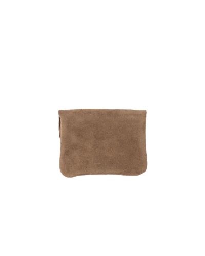 PORTEMONNEE LISA SUEDE TAUPE