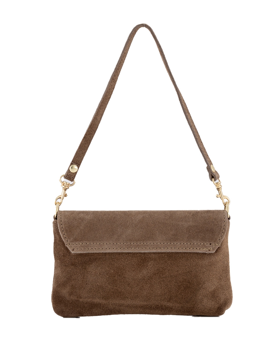 TAS LARA SUEDE TAUPE