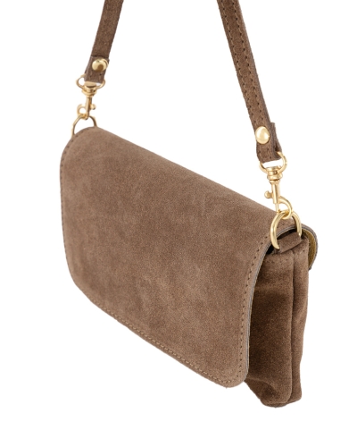 TAS LARA SUEDE TAUPE