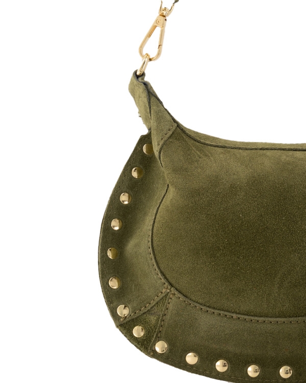 TAS MONICA SUEDE GROEN