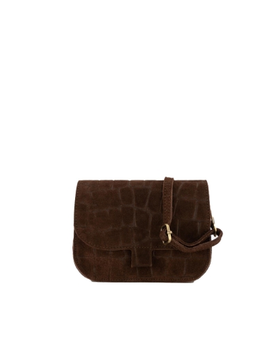 Gossip TAS FLORA TOSCANA CROCO Donkerbruin