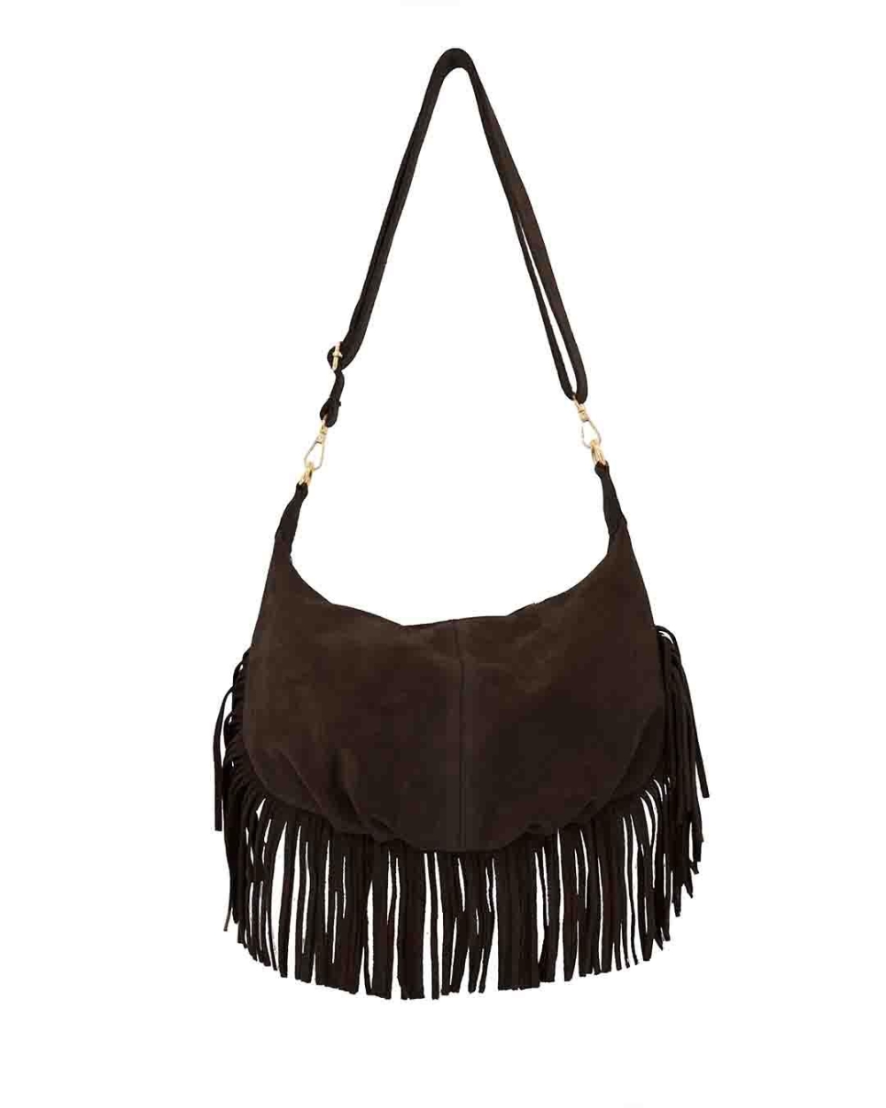 Gossip TAS VROMY SUEDE Donkerbruin
