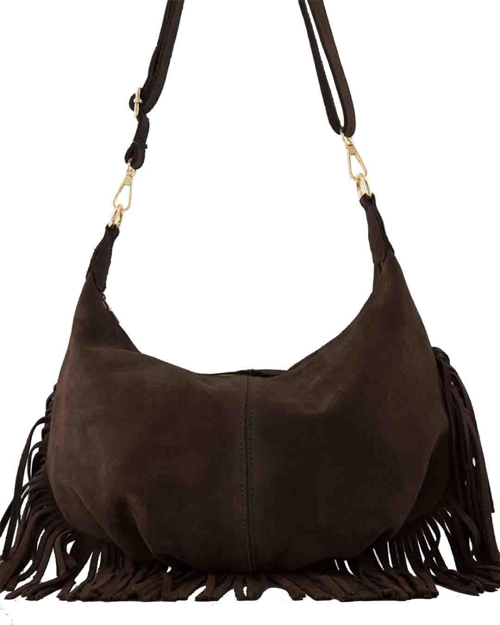 Gossip TAS VROMY SUEDE Donkerbruin