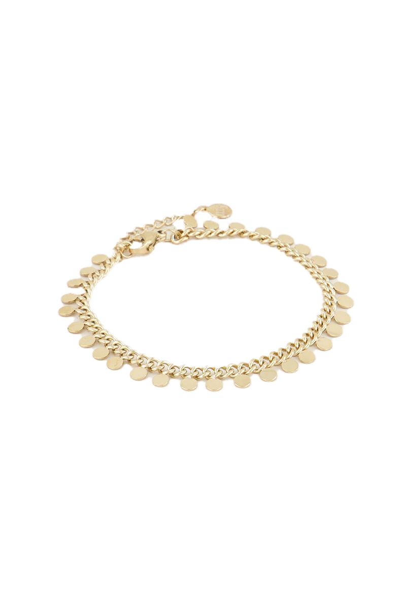 ARMBAND MUNTJES GOUD