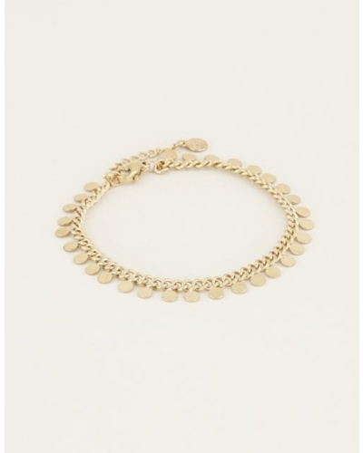 ARMBAND MUNTJES GOUD