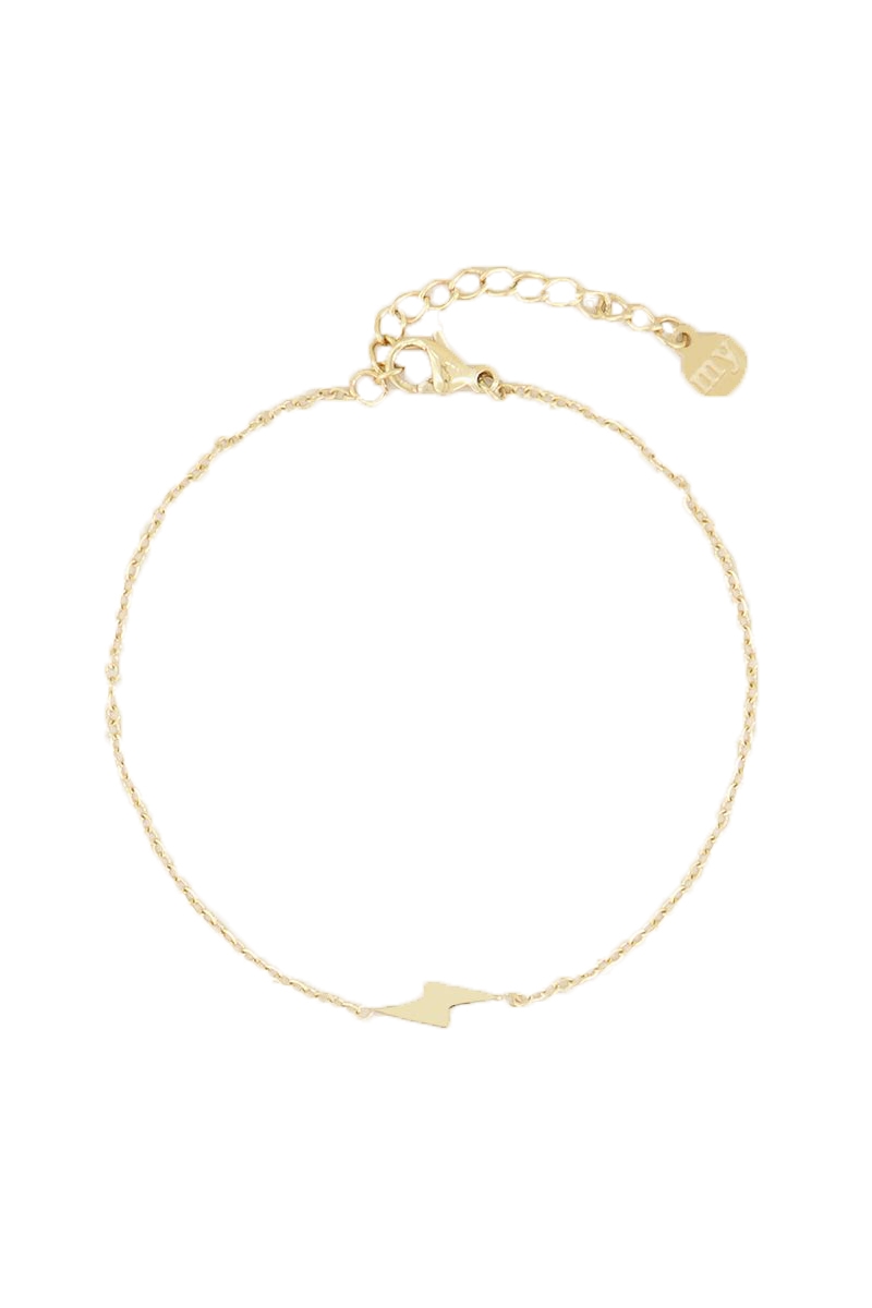 ARMBAND BLIKSEM GOUD