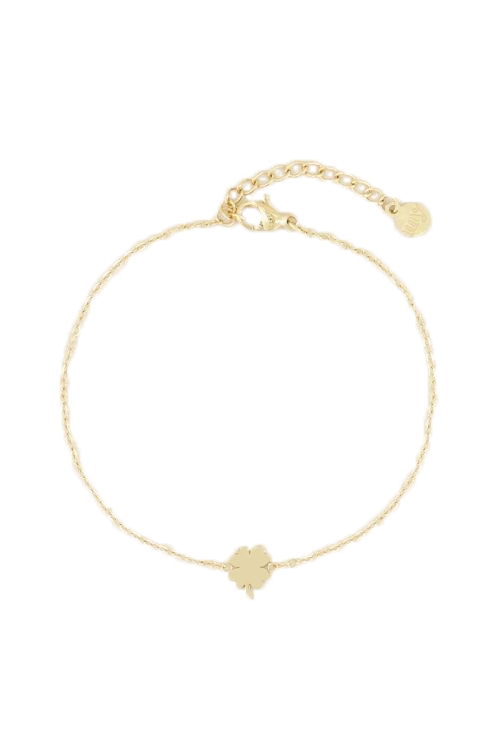 KLAVERTJE ARMBAND GOUD