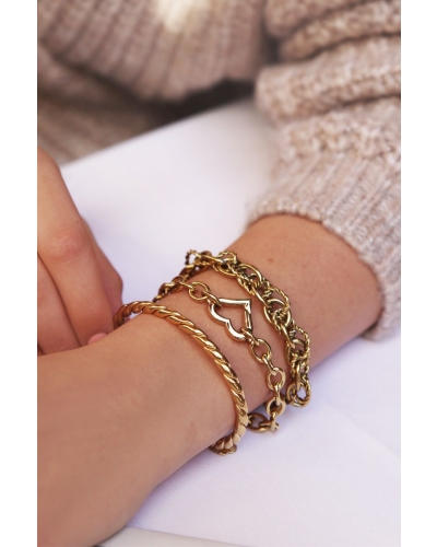 SCHAKELARMBAND HARTJES SLUITING