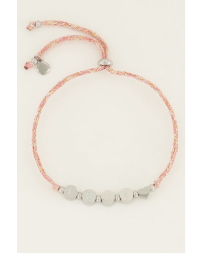 My Jewellery TOUWARMBAND LUCKY CHARMS LOVE 