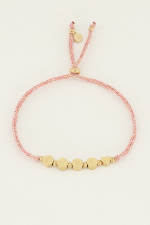 TOUWARMBAND LUCKY CHARMS LOVE 