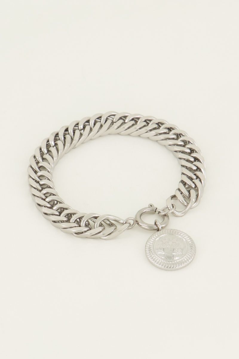Schakelarmband munt