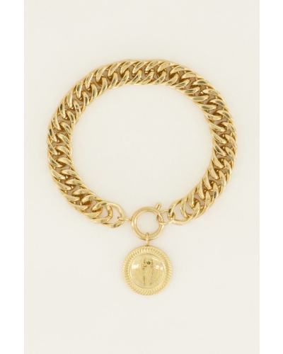 Schakelarmband munt
