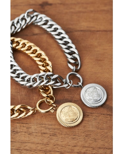 Schakelarmband munt